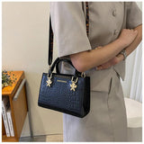Vintage Crossbody Messenger Handbag for Women - Small PU Leather Bag