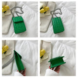 Women's Plaid Crossbody Bag Flap Messenger Phone Purse