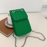 Women's Plaid Crossbody Bag Flap Messenger Phone Purse