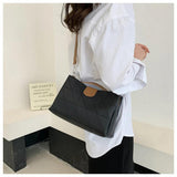 Vintage Crossbody Shoulder Bag PU Leather Purse Women Handbag Clutch