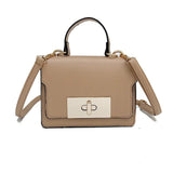 Summer Small Women Bag Messenger Shoulder Handbag Turnlock Cover Flap Box Bag