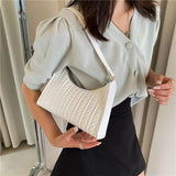 Women's PU Leather Shoulder Bag with Butterfly Chains