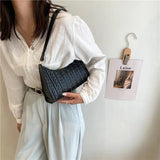 Women's PU Leather Shoulder Bag with Butterfly Chains
