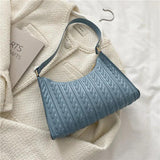 Women's PU Leather Shoulder Bag with Butterfly Chains