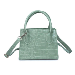 Crocodile Pattern Shoulder Bag Chain PU Leather Messenger Bag