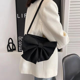 Women One Shoulder Bag 2022 Autumn Big Bowknot Handbag