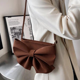 Women One Shoulder Bag 2022 Autumn Big Bowknot Handbag