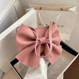 Women One Shoulder Bag 2022 Autumn Big Bowknot Handbag