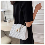 Vintage PU Leather Shoulder Bag for Women Handbag Clutch Pouch