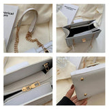 Vintage PU Leather Shoulder Bag for Women Handbag Clutch Pouch