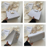 Vintage PU Leather Shoulder Bag for Women Handbag Clutch Pouch
