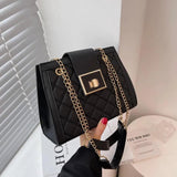 Vintage PU Leather Shoulder Bag for Women Handbag Clutch Pouch