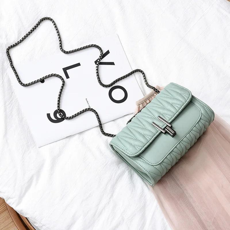 Mini Square Chain Shoulder Bag Crossbody Clutch Wallet Handbag