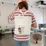Canvas Shoulder Bag Tote Shopper Handbag Women Crossbody Bolsas