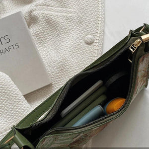 Oil Painting Shoulder Bag for Women Small Handbag
