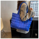 Nylon Casual Tote Bag for Women Top Handle Large Capacity Shoulder Bag