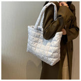 Nylon Casual Tote Bag for Women Top Handle Large Capacity Shoulder Bag
