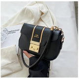 Stone Pattern PU Leather Shoulder Bag Crossbody Flap Purse Female Handbag Clutch