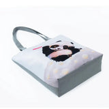 Miyahouse Panda Canvas Tote Handbags High Capacity Women Shopping Bag