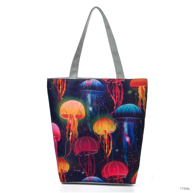 Miyahouse Panda Canvas Tote Handbags High Capacity Women Shopping Bag