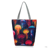 Miyahouse Panda Canvas Tote Handbags High Capacity Women Shopping Bag