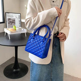 Solid Women's Bag Spring Small Square Bag Retro Shoulder Messenger Handbag