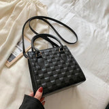 Solid Women's Bag Spring Small Square Bag Retro Shoulder Messenger Handbag