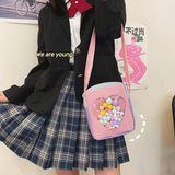 Canvas Crossbody Bag Small Wallet Flap Phone Shoulder Bag Ladies Handbag