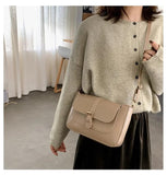 Vintage Small Flap Messenger Bag Women Crossbody Bag
