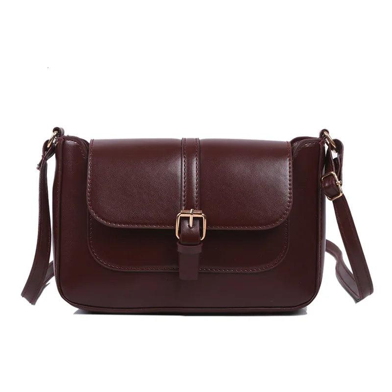 Vintage Small Flap Messenger Bag Women Crossbody Bag