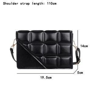 Rhombus Women's Shoulder Bag All-match Messenger Bag