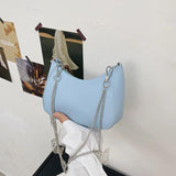 Women PU Leather Shoulder Bag Vintage Butterfly Chain Mini Handbag