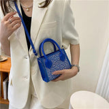 Retro Women's Casual Handbag Shoulder Messenger Bag Small Square Bag
