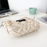 Pearls Chains Shoulder Bag Women Crossbody Purse Lady Messenger Handbag