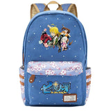 Anime 7 Deadly Sins Zip Backpack Student Schoolbag Cartoon Packsack