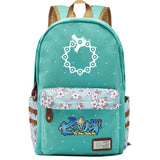 Anime 7 Deadly Sins Zip Backpack Student Schoolbag Cartoon Packsack