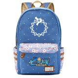 Anime 7 Deadly Sins Zip Backpack Student Schoolbag Cartoon Packsack