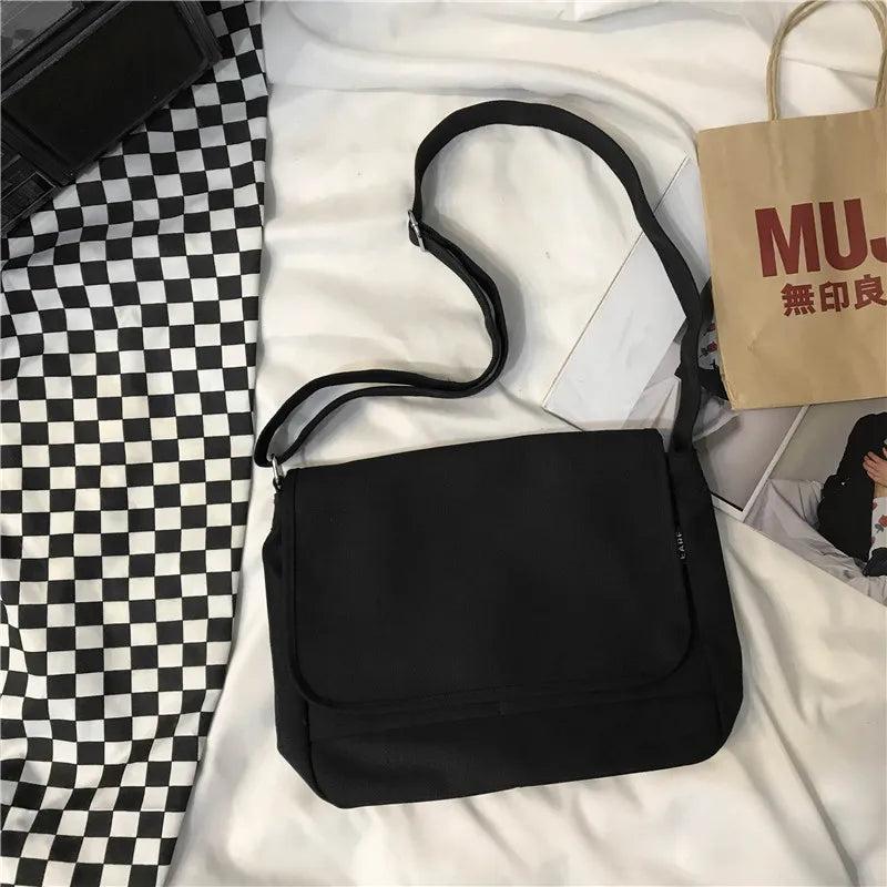 Canvas Shoulder Bags for Women Crossbody Bag Purse