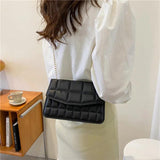 Retro Plaid Small Square Bag Chain Handbag