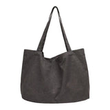 Japanese-style Artistic Canvas Bag in Casual Sen Solid Handbag
