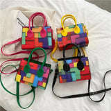 Small Square Shoulder Messenger Crossbody Bag Clutch