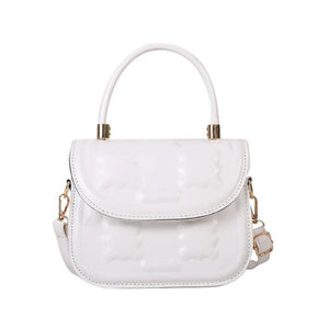 Spring Retro Shoulder Handbag Casual Indentation Messenger Bag