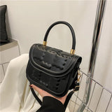 Spring Retro Shoulder Handbag Casual Indentation Messenger Bag
