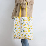 Women Shopping Bag Dual-use Cotton Cloth Handbag Tote Reusable Grocery Shopper