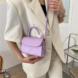 Retro Textured Small Shoulder Messenger Bag