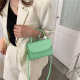 Retro Textured Small Shoulder Messenger Bag