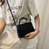 Retro Textured Small Shoulder Messenger Bag