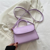 Retro Textured Small Shoulder Messenger Bag