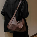 Large Capacity Women's Tote PU Shoulder Bag Crossbody Purse