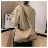 Large Capacity Women's Tote PU Shoulder Bag Crossbody Purse